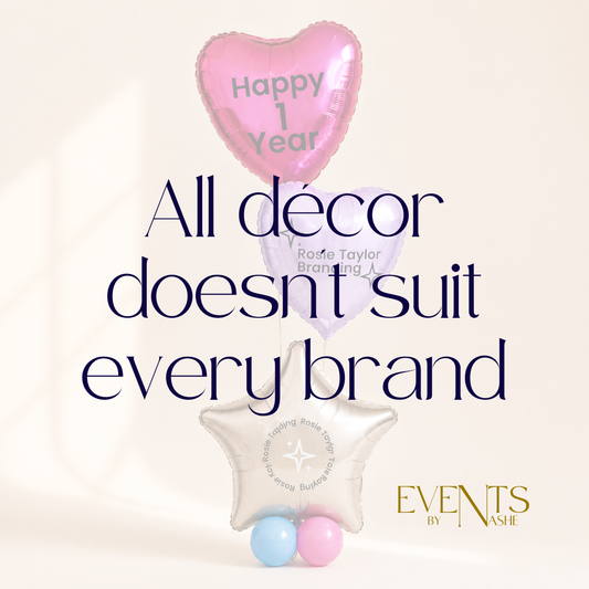 All décor doesn't suit every brand