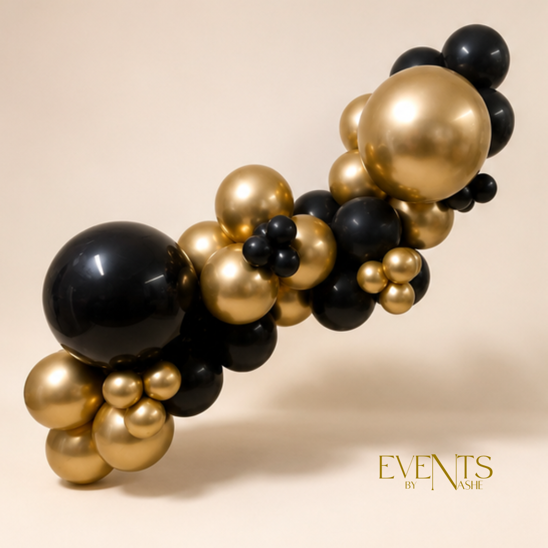 Black and Gold Grab and Go Garland
