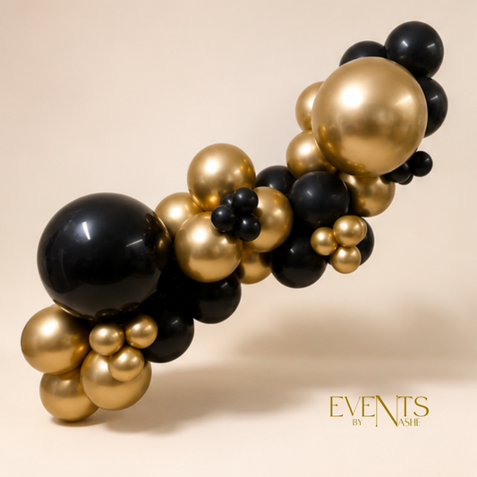 Black and Gold Grab and Go Garland