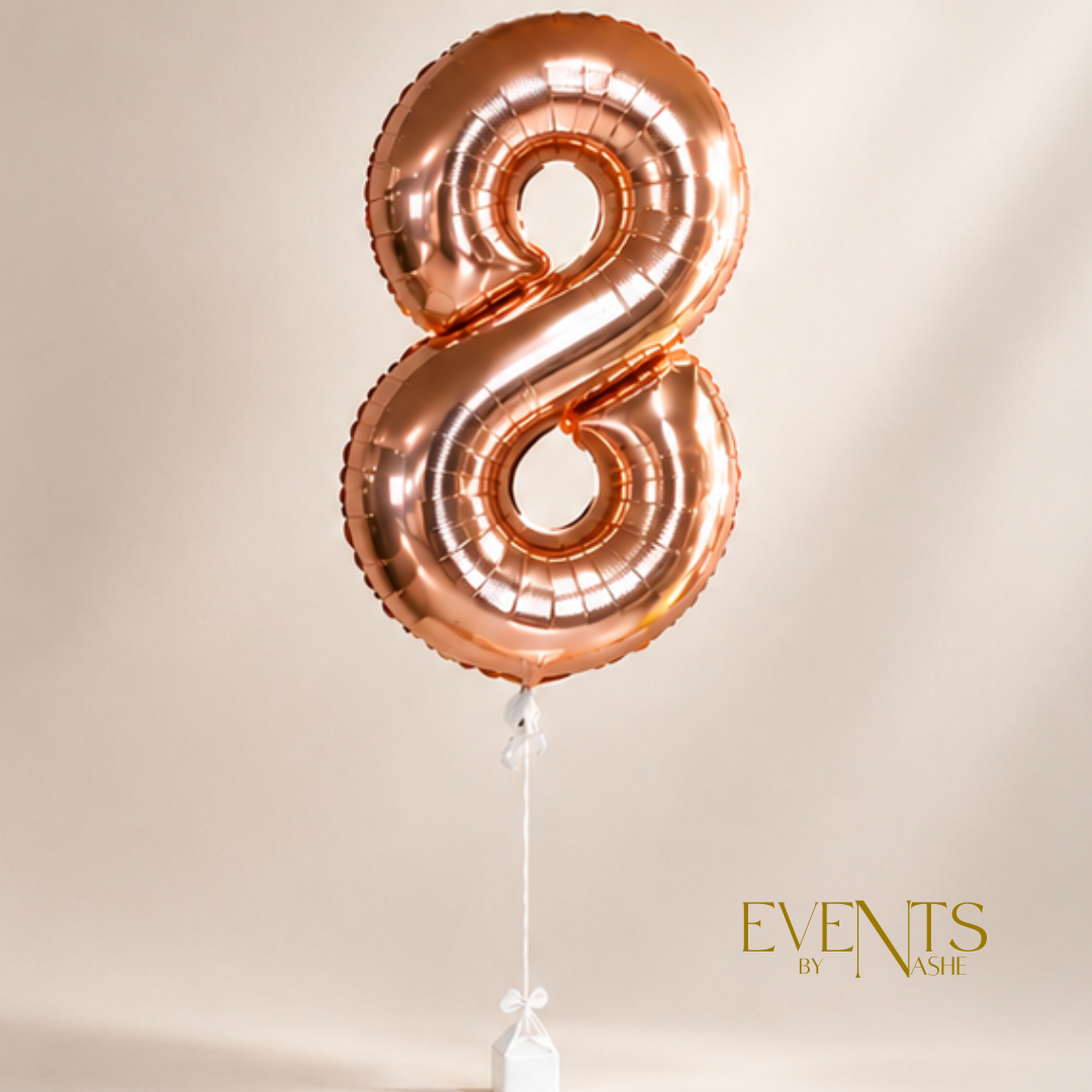 34' Helium filled foil balloons