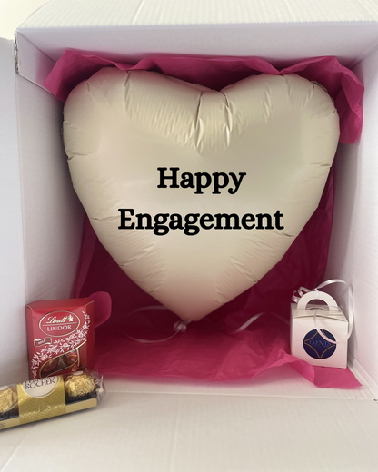Custom Balloon Gift Box - Heart Shaped Balloon