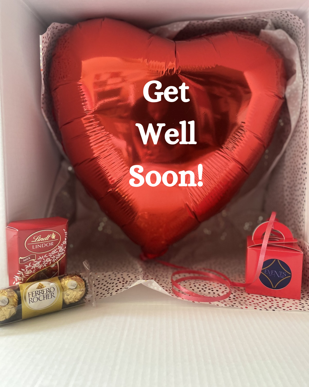 Custom Balloon Gift Box - Heart Shaped Balloon